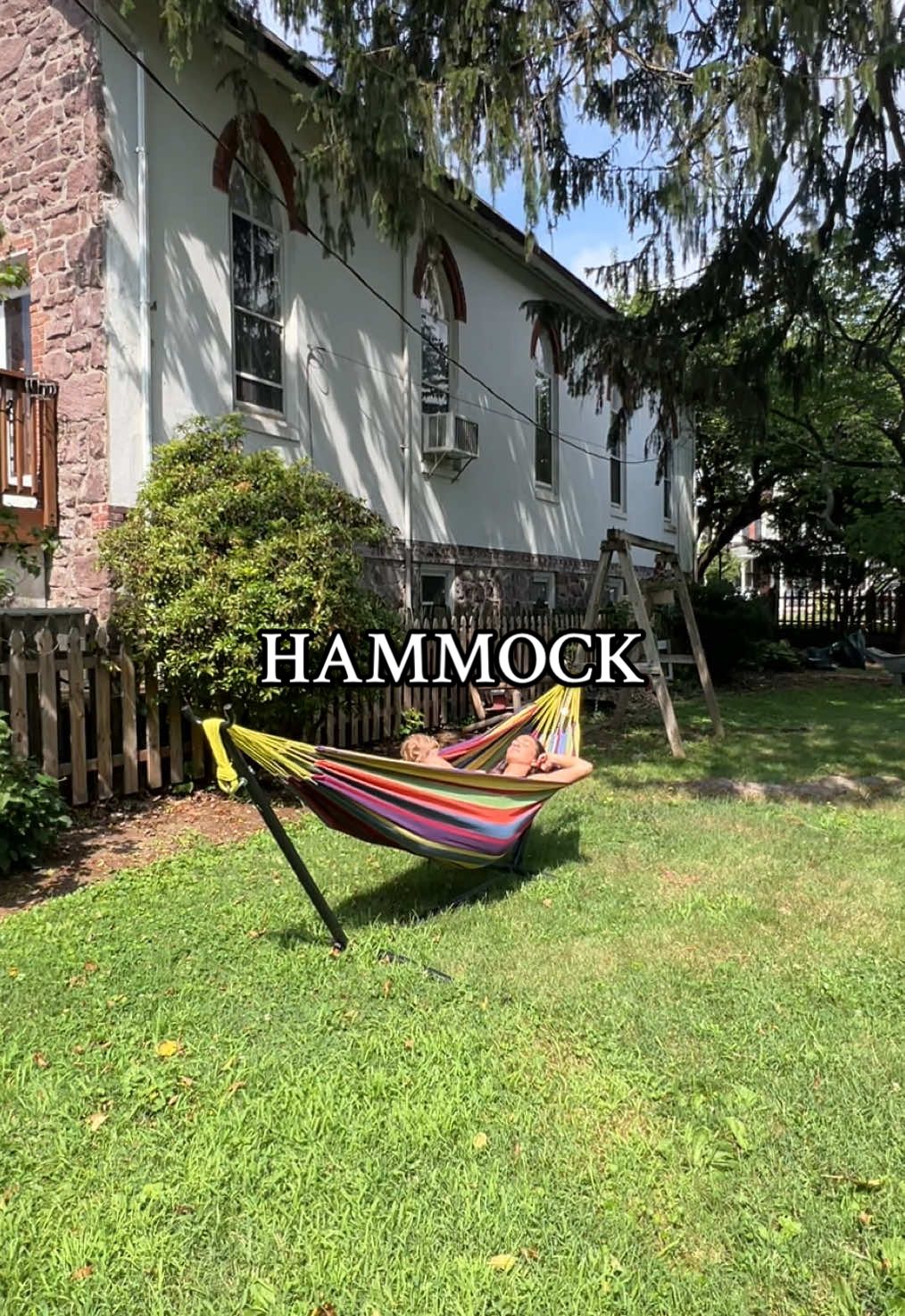 This double hammock is everything I didn’t know I needed 💤☀️ It holds up to 450 lbs, comes WITH the stand and a travel bag, and it’s so easy to set up. Hammock morning bottles foreverrr 🍼💛 Whether it’s for camping or chilling in the backyard, this setup is a whole lifestyle. @GARVEE  #HammockLife #DoubleHammockVibes #TikTokShopFinds #OutdoorChill #BackyardGoals #MomLifeUpgrade #CampingEssentials #CozyMoments #HammockSetup #FallVibes 