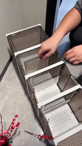 Foldable Transparent Shoe Box Display Box shoes rack Storage Organiser Display Shoe Cabinet #foryou #organizer #appliances #homeappliances