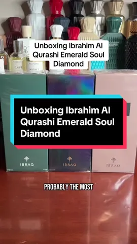 Unboxing Ibrahim Al Qurashi Emerald Soul Diamond. #mrfragz #fragrance #fragrancetok #ibraq #ibrahimalqurashi #emeraldsouldiamond #ibraqemeraldsouldiamond @IBRAQ | إبراق 