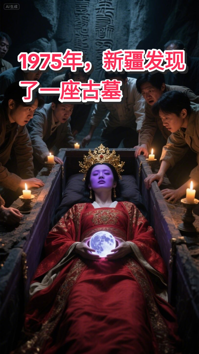 Al 技术生成的作品#短剧画面可能引起不适请谨慎观看 #1975年考古学家在新疆乌鲁木齐发现一座古墓#作品内容纯属虚构#娱乐视频而已#内容为ai创作请谨慎甄别 