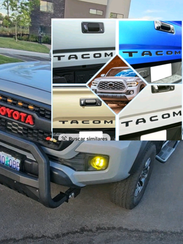 #toyotatacoma #trdoffroad tailgate letras 3D resiste al agua ! modificación fácil de hacer a tu tacamo aqui em el carrito naranja @R Kove Automotive 