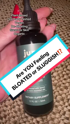 Here is your solution if you are feeling bloated of sluggish‼️ detox with the JUNA chlorophyll DETOX DROPS‼️ #chlorophyll #detox #detoxdrops #debloat #chlorophylldrops #plantbased #vegan #natural #healthyliving #dealsforyoudays #ttshop #dealsfordays #tiktokshopcreatorpicks #skinhealth #energy #juna 