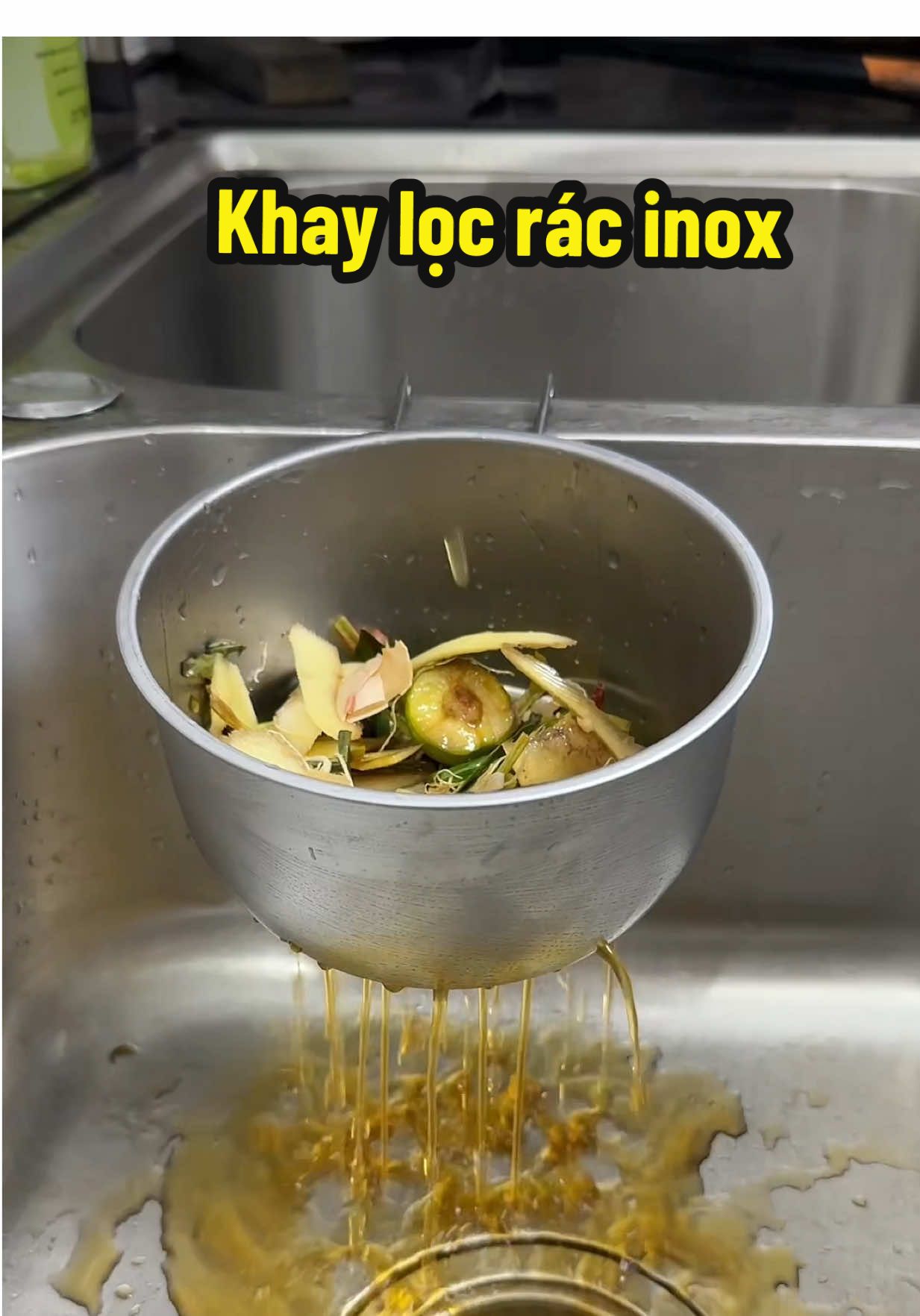 Khay lọc rác inox 304 , tiện lợi lại bền nữa nhà nào cũng nên có #khaylocrac #locracinox #khaylocracbonruabat #khaylocracbonrua 