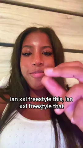 ian xxl freestyle beat matched mine PERFECTLY lmaoo😭 #ianxxlfreestyle #xxl #musictok #producertok #fypシ 