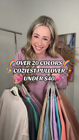 It’s that pullover 💅 Cozy, oversized, comes in over 20 colors, and finally BACK 👏 The balloon sleeves + acid wash = instant obsession 😍 These never stay in stock long so don’t sleep on it!  #BackInStock #CozyStyle #FallStyle #AffordableFashion #ClosetMustHave #fallfashion #athleisure #sweatshirt #oversizedpullover #TrendingNow 💥🛒🧺