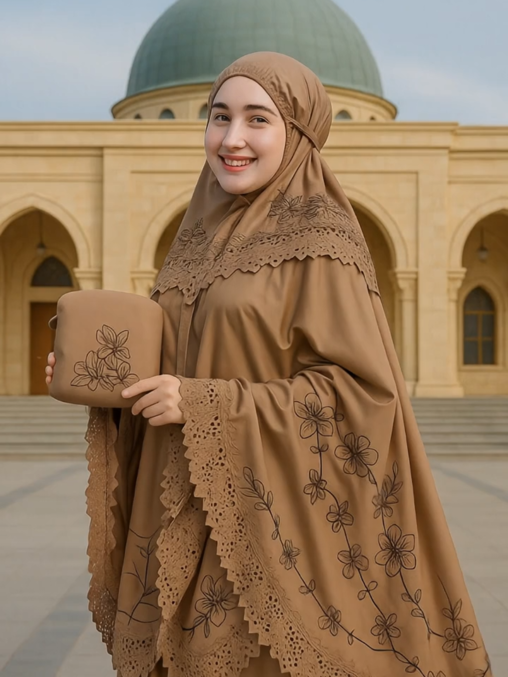 ✨Mukena cantik = ibadah makin semangat!✨ Look manis dan elegan ini cocok banget buat kamu yang suka tampil kalem tapi tetap stylish. Warna mocha-nya adem di mata, bahan adem juga di kulit 💕 Lengkap sama tas pouch serba guna, jadi gampang dibawa ke mana-mana!TIMTIM-Mukena Dewasa corneli l 📦 Ready warna ini 🕌 Nyaman dipakai, cocok untuk daily & travel 📩 Langsung DM/klik link di bio buat order ya! #MukenaCantik #MukenaElegan #MukenaTravel #IbadahNyaman #MukenaPremium 