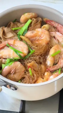 กุ้งอบวุ้นเส้น#หม้อredchef #tiktokพากิน #กุ้งอบวุ้นเส้น 