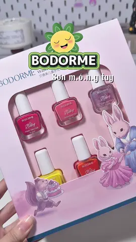 Bộ sơn móng tay , quà tặng cho bé #bodorme #sonmongtay #nails #nailxinh #unboxing #review 