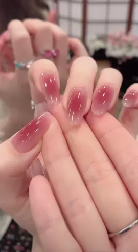 Nailbox thạch hồng  #nails #mozainail #xuhuong #nailpolish #fyp #viral 