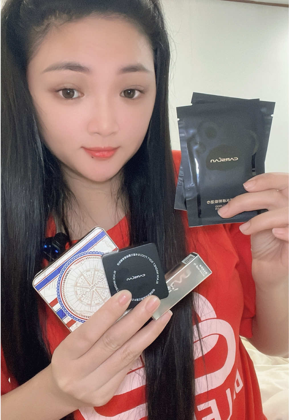 Phấn phủ kiềm dầu phấn mỏng mịn , phiên bản cao cấp 