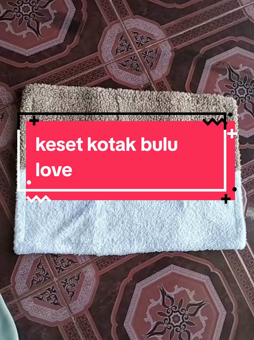 #keset kotak bulu love#fypシ 