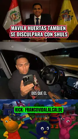 Mavila Huertas también deberá disculparse con Shuls #alcalde #francovidalalcalde #francovidal #shuls #disculpaspublicas #mavilahuertas #noticiasperu 