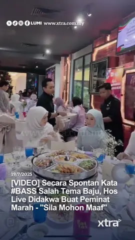 Alamak, mungkin live host itu tak maksudkan macam ni.. Saja nak bergurau dengan peminat #BASS  #xtramy #xtratonton #BellaAstillah #SyedSaddiq 