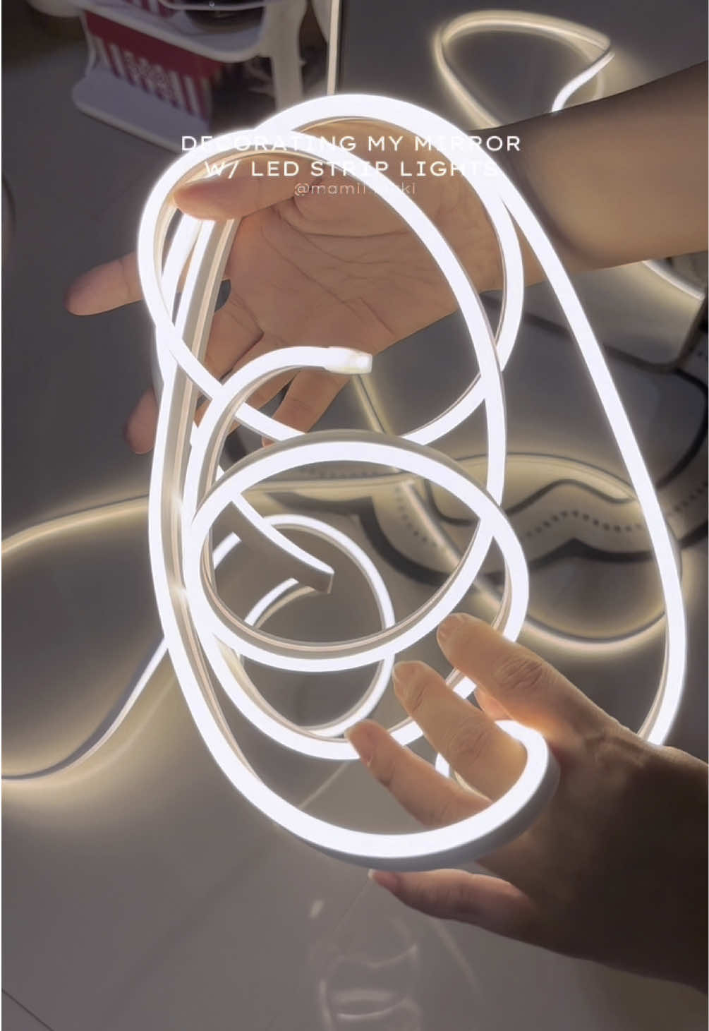 Flexible led neon strip lights super high quality and waterproof #neonstriplights #striplights #waterproofstriplight #ledstriplights #ledlights #fyp 