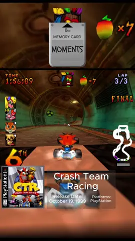 Remeber Crash Team Racing on PS1? 🏆  