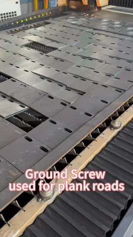 Ground screw also can be applied to outdoor plank road！#punching #photovoltaic #construction #engineering #foundation #foundation #solar #groundpile #screwpile #noconcrete #GroundScrew #fencegroundscrew #factory #bladescremacuts #outdoor #solarproject #inventory #gardenfence 