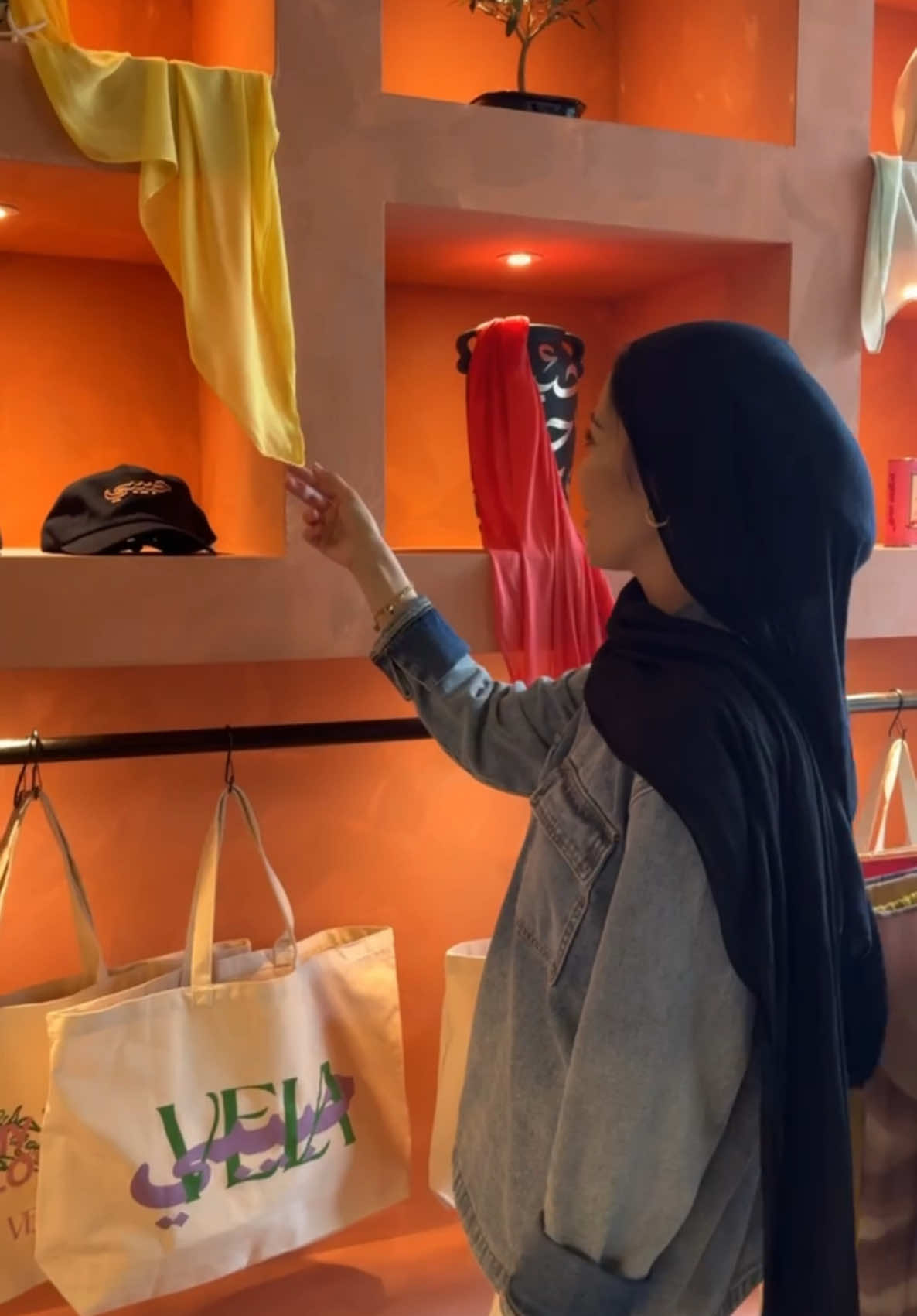 So proud of @Marwa Atik / @velascarves this summer collection is everything 😍😍😍 Mashallah! The coffeeeee at @habibis 10/10 