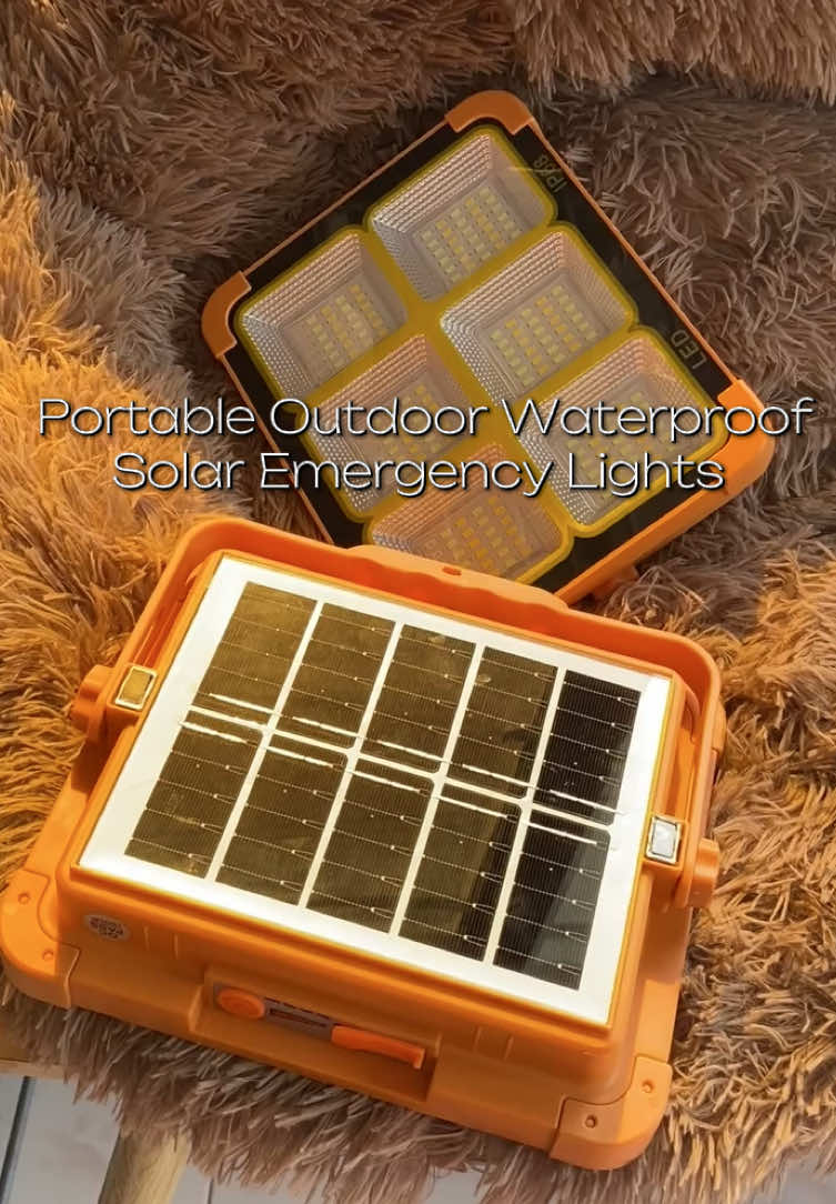 Portable Outdoor Waterproof Solar Emergency Lights #solaremergencylight #emergencylight #solarlights 