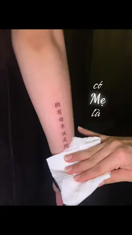 Có Mẹ là có tất cả #Tiệmxămnữ #TiệmxămcủaHương #govap #art #tattoos 