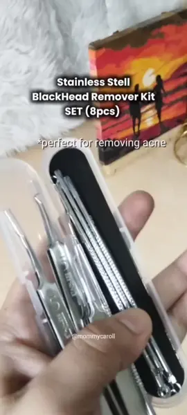 Stainless Steel Blackheads and acne Remover Kit #blackheadsremover #blackheadskincare #acneremover 
