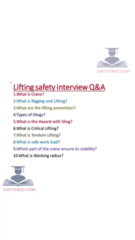 ... Lifting Safety interview Q&A #riggerlife #lifting #saftyfirst #neboshsafetyofficercourse #nebosh #saftyofficer #sudiarabia🇸🇦 