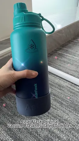 AstarFlask 🤩💙🩵so cool #tumbler #vacuumflask #tumblerstainless #drinkware #tumblers 