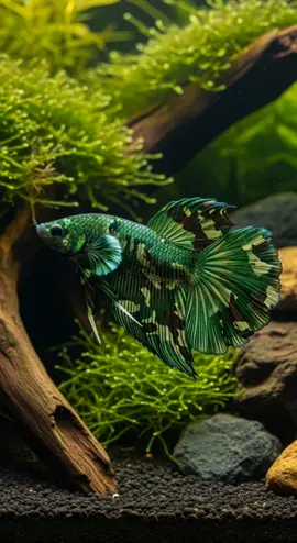 Betta Fish Loreng TNI AD di Aquascape Hutan Rimba Tropis #bettafish , #cupangloreng , #tniad , #bettatniad , #militaryfish , #lorengthailand , #cupangindonesia , #bettafighter , #tni , #indonesianarmy , #cupangkeren , #bettaloreng , #aquascapeindonesia , #tropicalaquascape , #militaryaesthetic 