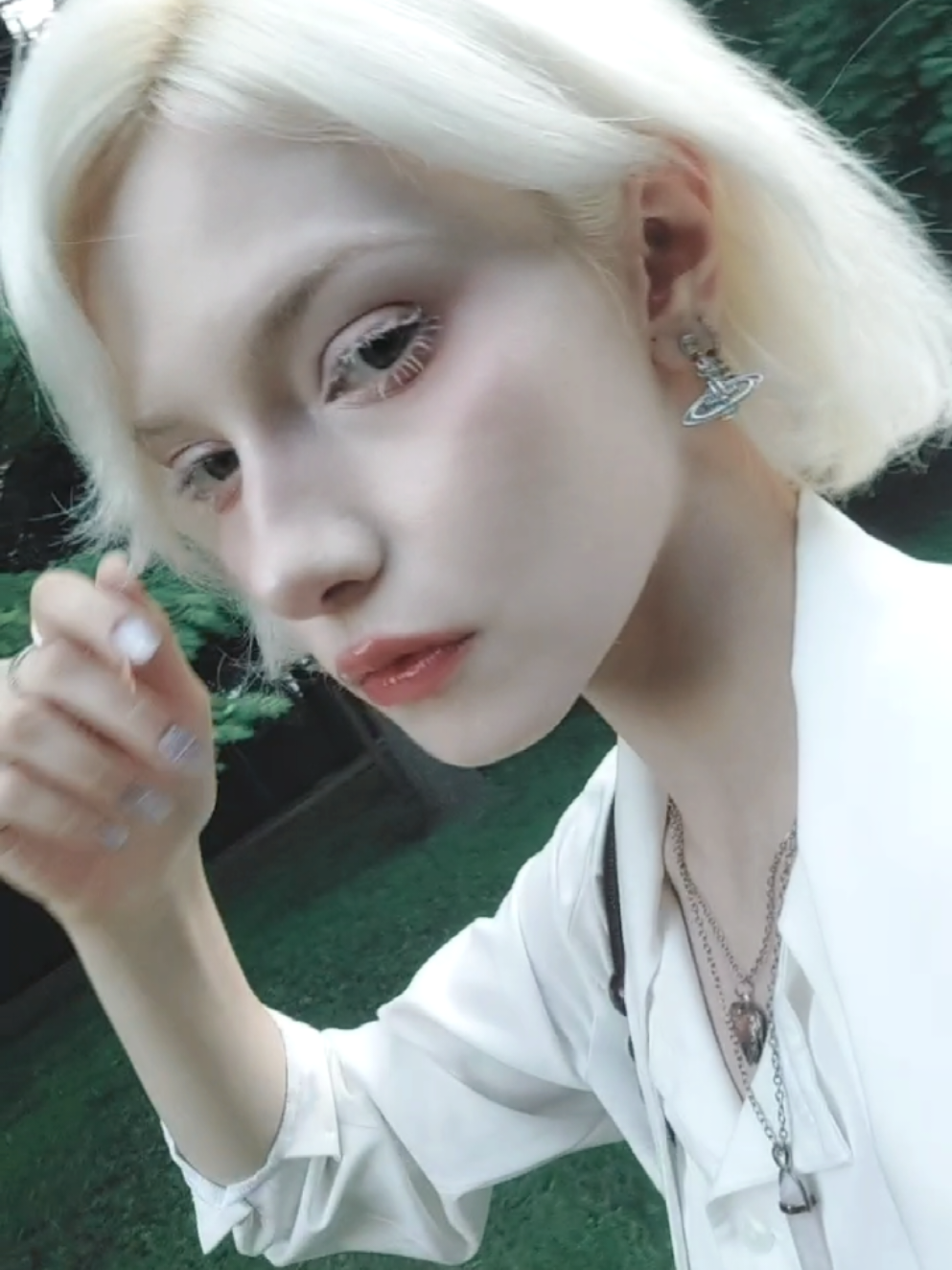 🐇#fyp #coquette #fashion #OOTD #fashiontok #forest #albino #makeup #douyin #japan #333 