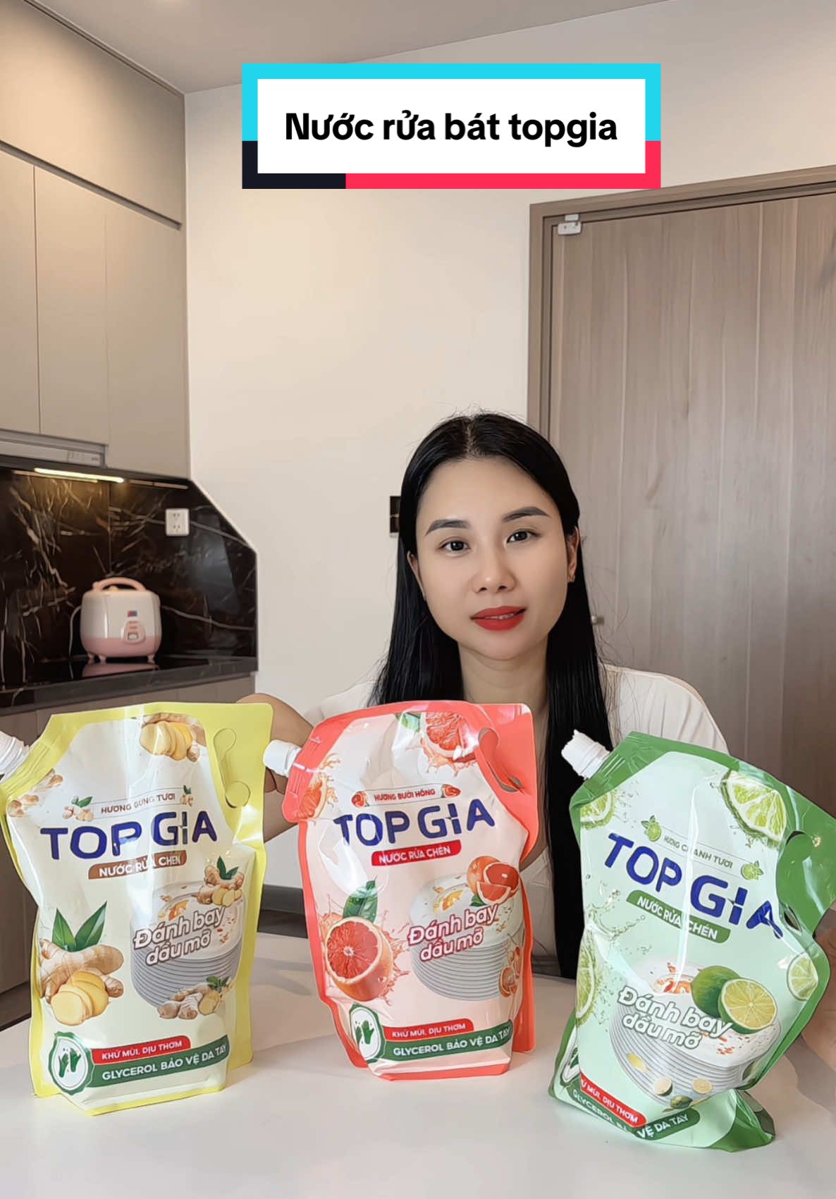 Combo 6 lít nước rửa bát topgia thơm sạch an toàn #topgia #nuocruabatthiennhien #nuocruachentopgia 