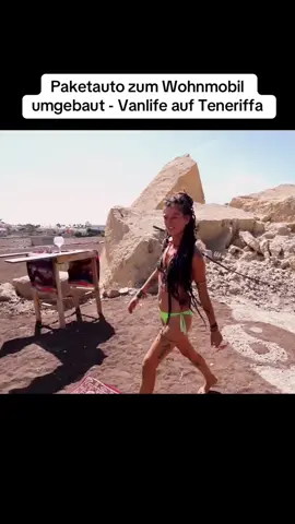 Paketauto zum Wohnmobil umgebaut - Vanlife auf Teneriffa (2) #fyp 