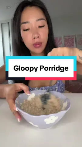 Replying to @𝑅 ᥫ᭡ Gloopy Porridge for Breakfast today 😍😍 #eatwithgg #ggflavour #mukbang #eatwithme #breakfast 