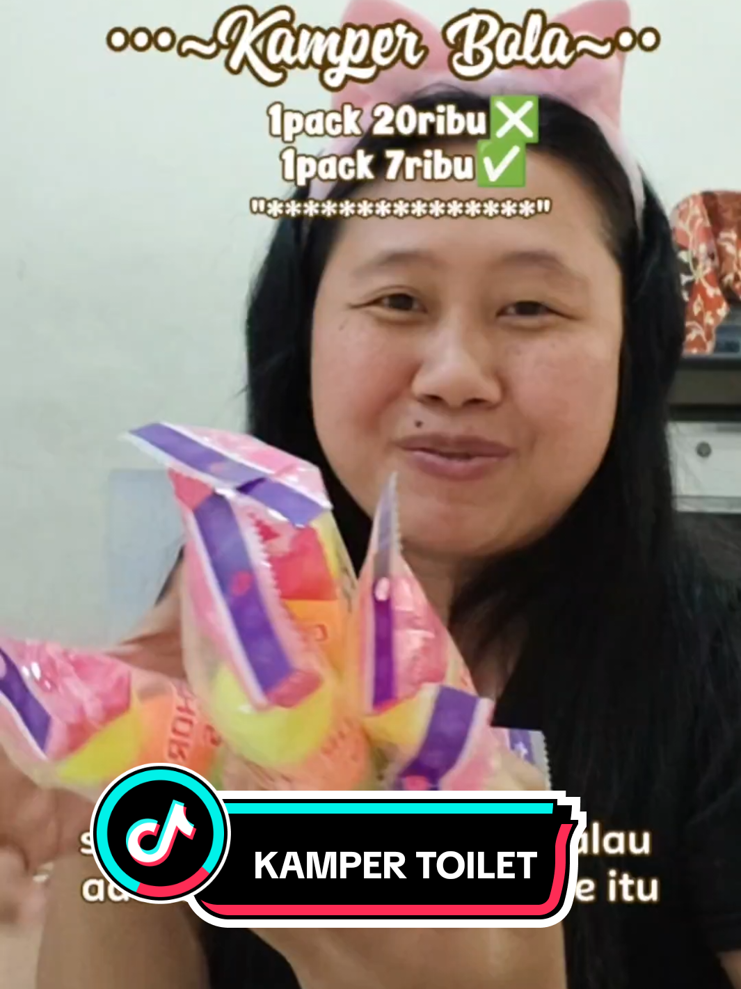 kamper kapur barus  1pack isi 5 bola wangi banget buat toilet.. 😍😍😍 cek kalian dapet harga berapa nih..  #kampertoilet #kamperbolawangi #kamperkamarmandi #racuntiktok #kapurbarustoilet #nurhidayatisujono #yipretz 