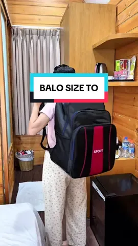 Balo size to #balosizeto 