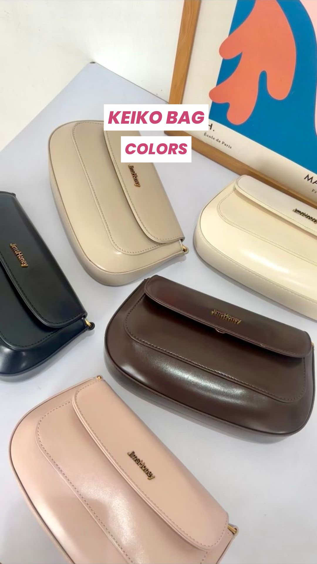 Dari kelima warna Keiko Bag, mana nih yang paling menarik perhatian kamu?😍🙌🏻 #JimsHoney #PromoGuncang77 #WIBGAJIAN #taswanita #tasjimshoney #taslokal #tasmurah 