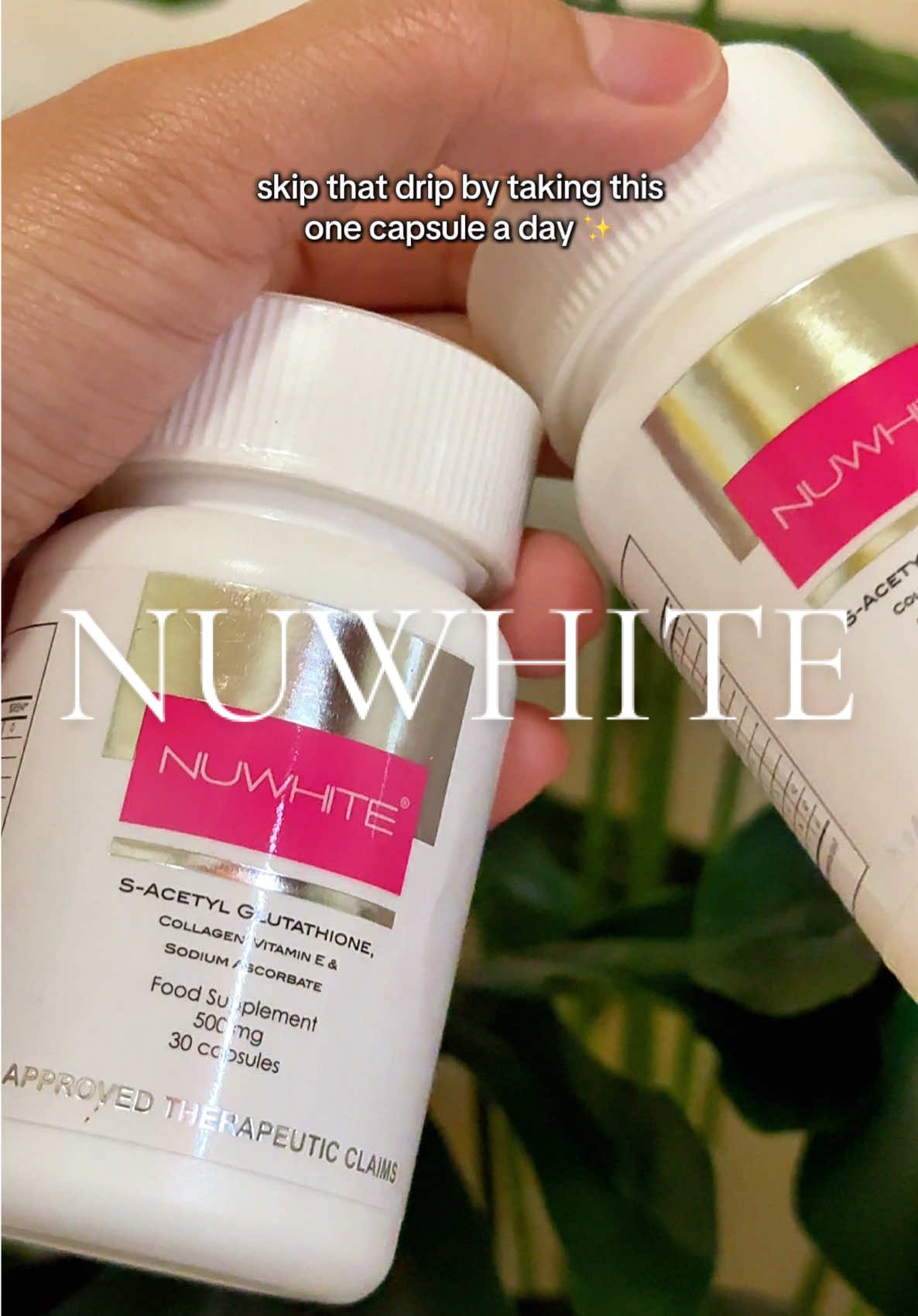 Get that gluta drip glow by just taking one capsule a day 💖 @Nuwhite Official  #NuwhiteMarianRivera #Nuwhite #glutathione #sacetylglutathione #nuwhite #fyp #foryou 