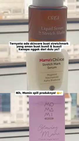 Bunda, ada yang udah coba 3 serum stretch mark ini belum? Yuk, sharing testimoninya! 👇 #fyp #foryou #stretchmark #serum #skincare 