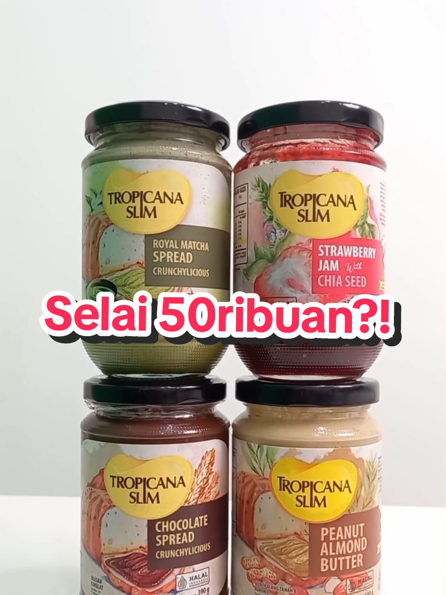 kapan lagi selai sehat cuma 50 ribuan?! langsung Checkout!🤩🔥 #tropicanaslim 