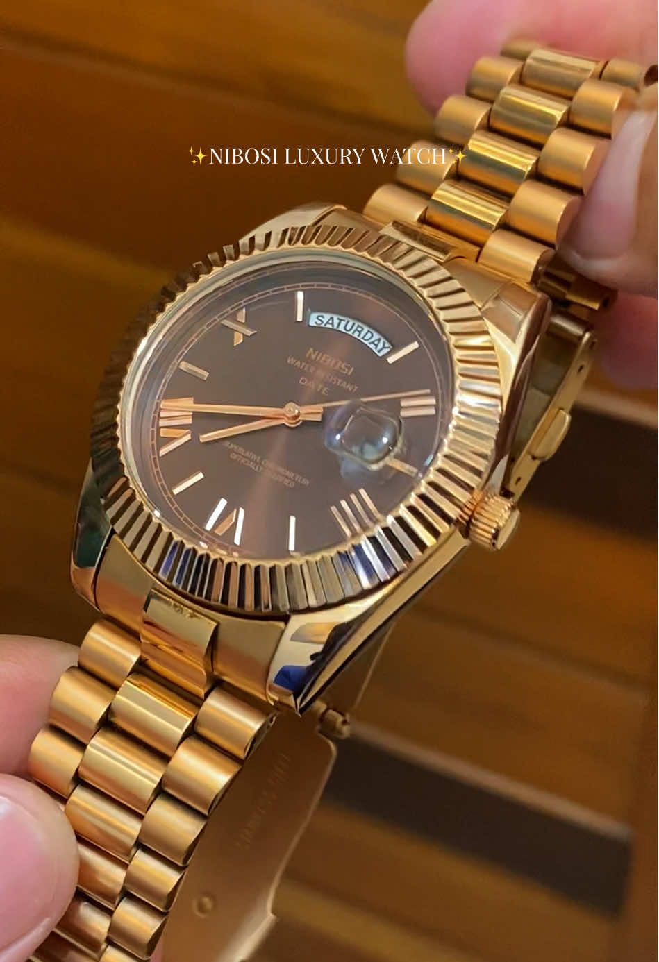 Daydate nibosi luxury watch, new fashionable watch for men, Trendy watch for men. #watch #watches #fashion #trendywatch #luxurywatch #menswatch #watchforyou 