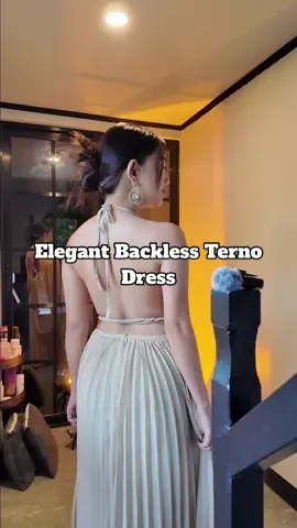 Terno elegant backless dress #elegantdress #dress #backlessdress 