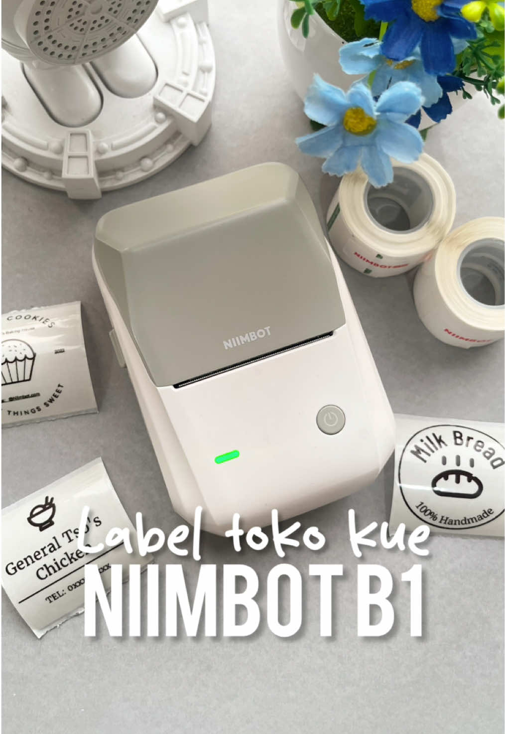 bikin label harga buat di packaging roti ku pake NIIMBOT B1 😍 makin simple dan sat set semenjak ada niimbot 🥰 - #NIIMBOT #Niimbotb1 #labelmaker #labelprinter #labelsticker #fyp #niimbotindonesia 