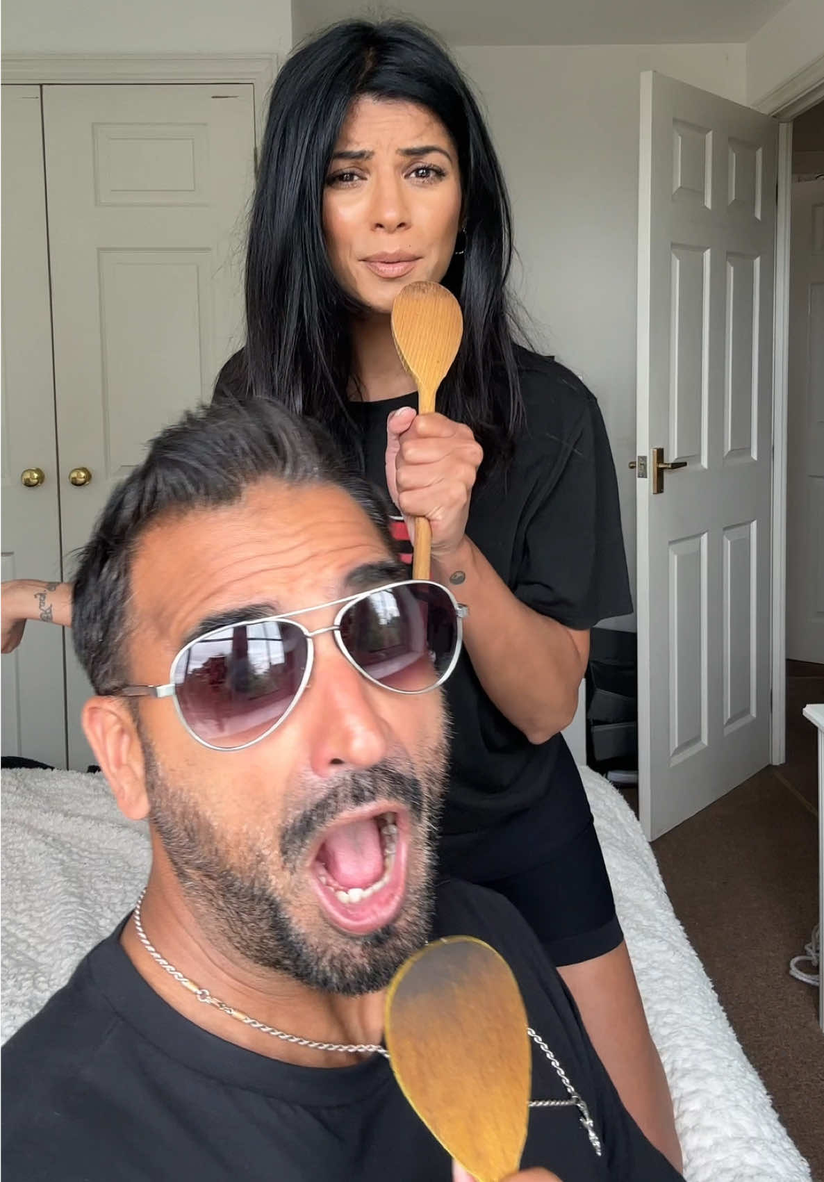 OMG, I actually got him to do it!! 😂 Totally out of his comfort zone, but the way he committed to his part… every time I watch it, it kills me 🤣😅 I can’t cope. Honestly, we had way too much fun filming this it was such a laugh! #relatable #husbandandwife #birmingham #couplehumor #relationshiphumor #couplegoals #marriagetip #marriedcouple #marriagehumor #marriedlife #couplecomedy #relationshipgoals #couplesofinstagram #brummie #birminghamuk🇬🇧 #birmingham #husbandandwifecomedy #westmidlands #couplesofinstagram #funnycouples #couplereels #comedyreels #relatablereels #macroinfluencer 