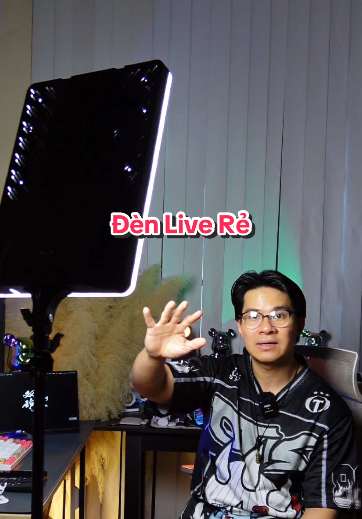 Đèn led livestream, quay video ngon bổ rẻ #ongbobaconreview #LearnOnTikTok 