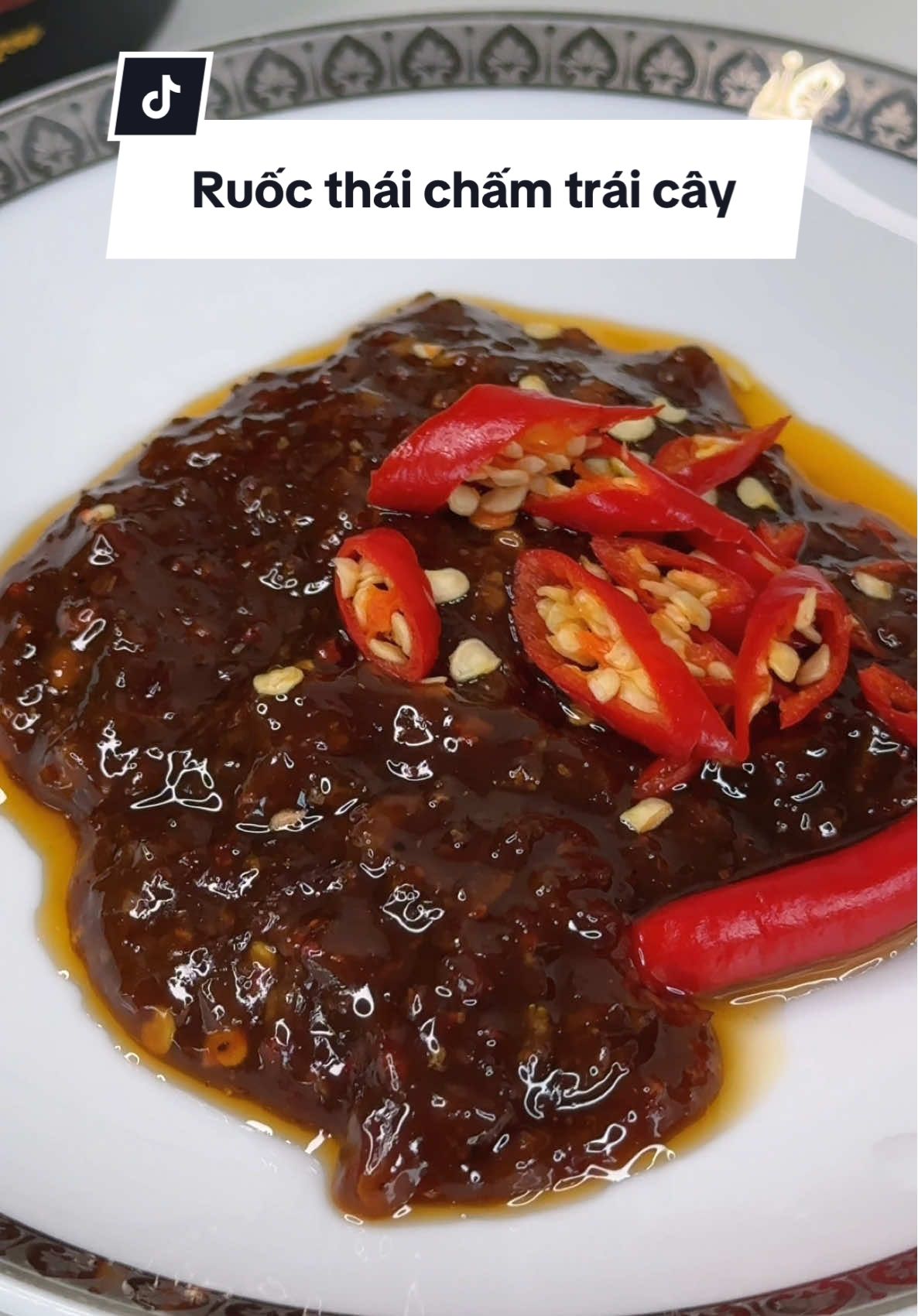 Ruốc thái chấm trái cây ngon nhức nhối #lemhayanvat #review #luctinhnamkyfood #mamchamtraicay 