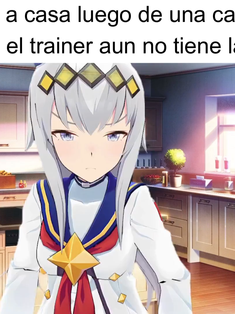 El Trainer: Lo siento Oguri la cena aun no esta lis... #umamusume #umamusumeprettyderby #umamusumememe #momazosquetzalcoatl #oguricap #oguricapedit #funny