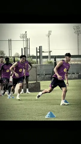 training for Hansi Flick ❤🔥 #barcelona #views 