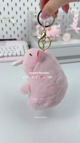 Móc khoá Capybara #capybara #mockhoa #mockhoacapybara #capybarahong #chuotlangnuoc 