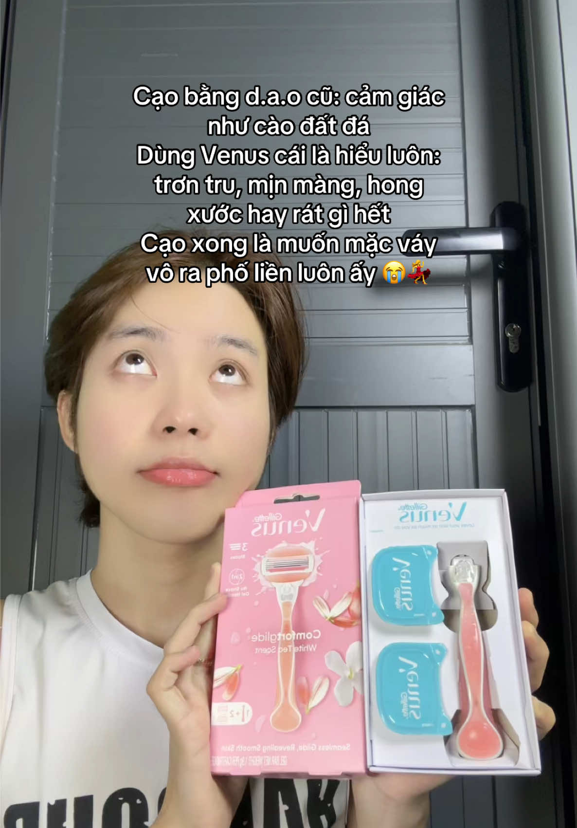 Em này sịn thiệt mấy bà oiii #goclamdep #thuvienmakeup #reviewlamdep #ad #GilletteVenus #daocaonu