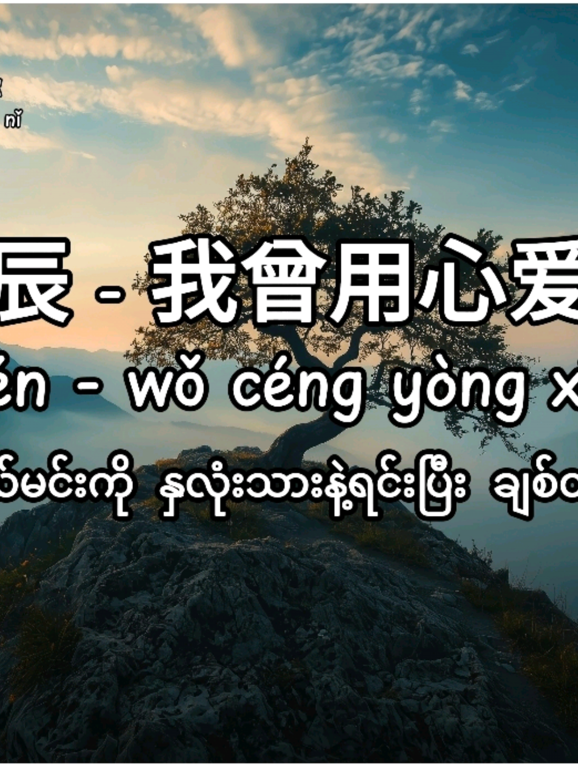ဟောင်းပေမယ့် ကောင်းနေဆဲသီချင်းလေးတစ်ပုဒ် 🥰 ... မြန်မာသီချင်းလည်းရှိတယ် သိရင်ဆရာကြီးပဲ ❣️👀 #creatorsearchinsights #wocengyongxinaizheni #潘美辰 #我曾用心愛著你 #chinesesong #trendingsong #mmsub #lyrics #translation #myanmarsubtitle #music #song #audio #studio #ရောက်ချင်တဲ့နေရာရောက်👌 #♥️ #viewတေရှယ်ကျ #fypシ゚viral #ahaostudio 