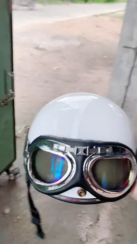 Mũ bảo hiểm nửa đầu kèm kính phi công #hongsansale #mubaohiem #mubaohiemcokinh #nonbaohiemnuadau 