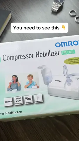 For anyone dealing with asthma or allergies at home — this is a must-have! Here’s what’s inside the OMRON NE-C801 👀 #BeSureCoolKaLungs #BeSurewithOMRON #MomFind #HomeEssentials #fyp #foryou